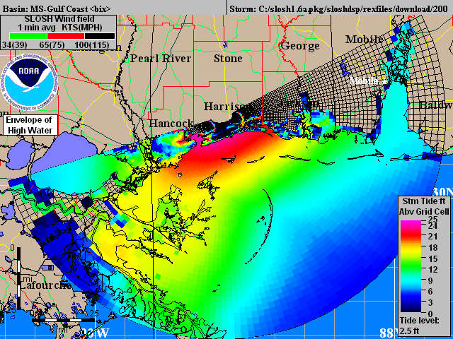 katrina surge