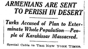 nyt armenian genocide